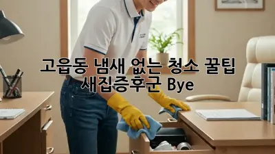 🏡 고읍동 냄새 없는 청소 꿀팁! 새집증후군 Bye~ 👋
